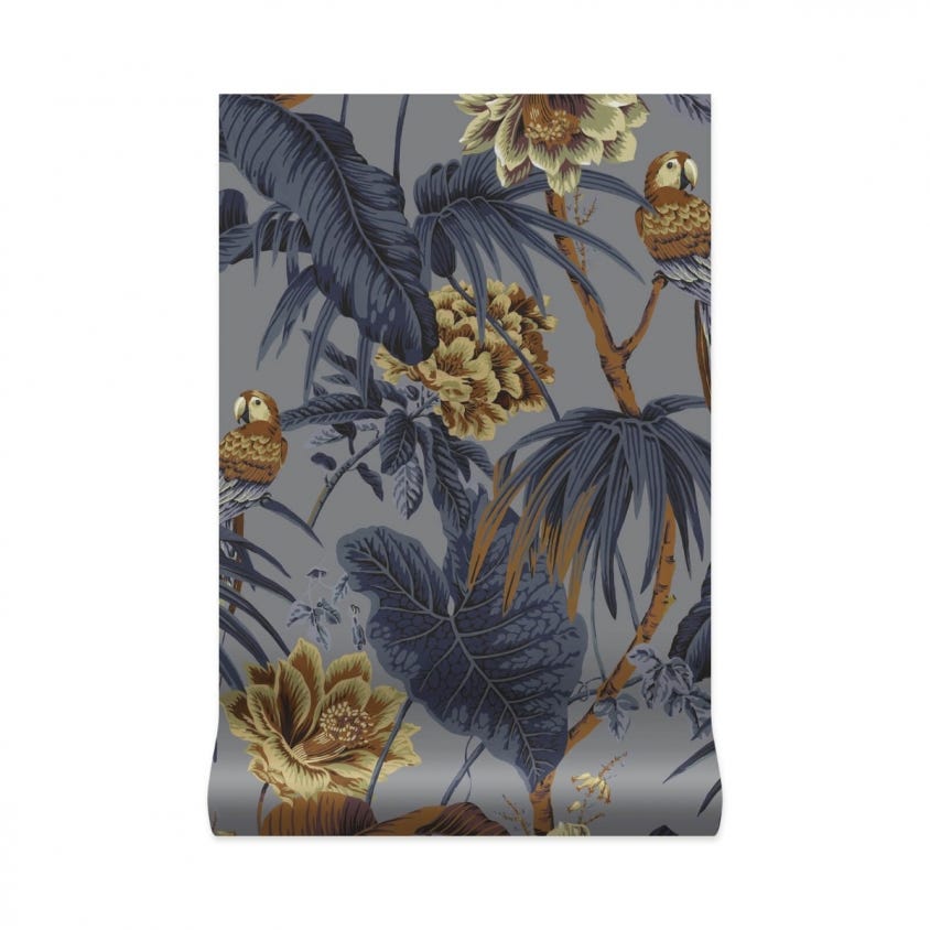 PARADISA Wallpaper - Paloma-Grey - House of Hackney