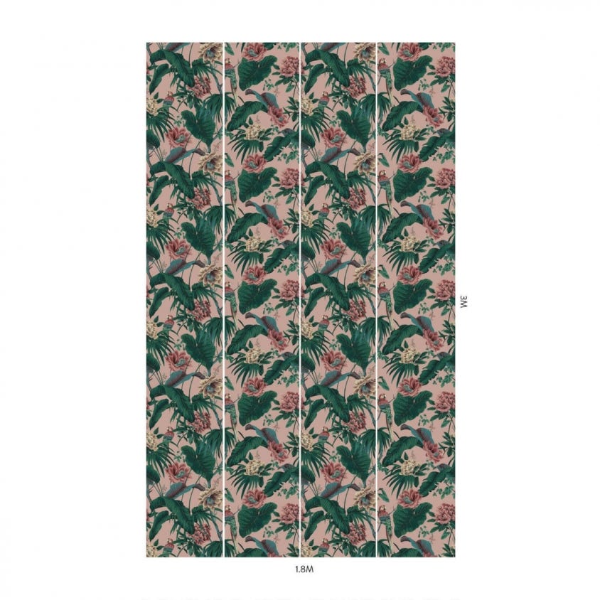 PARADISA Wallpaper - Tourmaline-Pink - House of Hackney