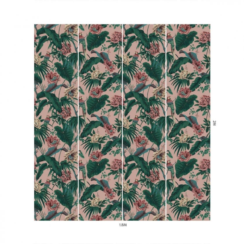 PARADISA Wallpaper - Tourmaline-Pink - House of Hackney