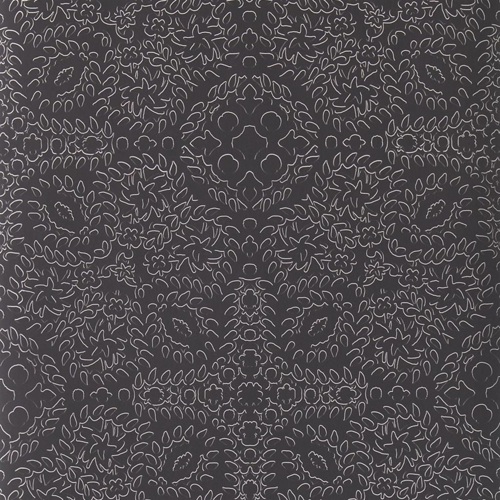 Boutis Wallpaper - Black