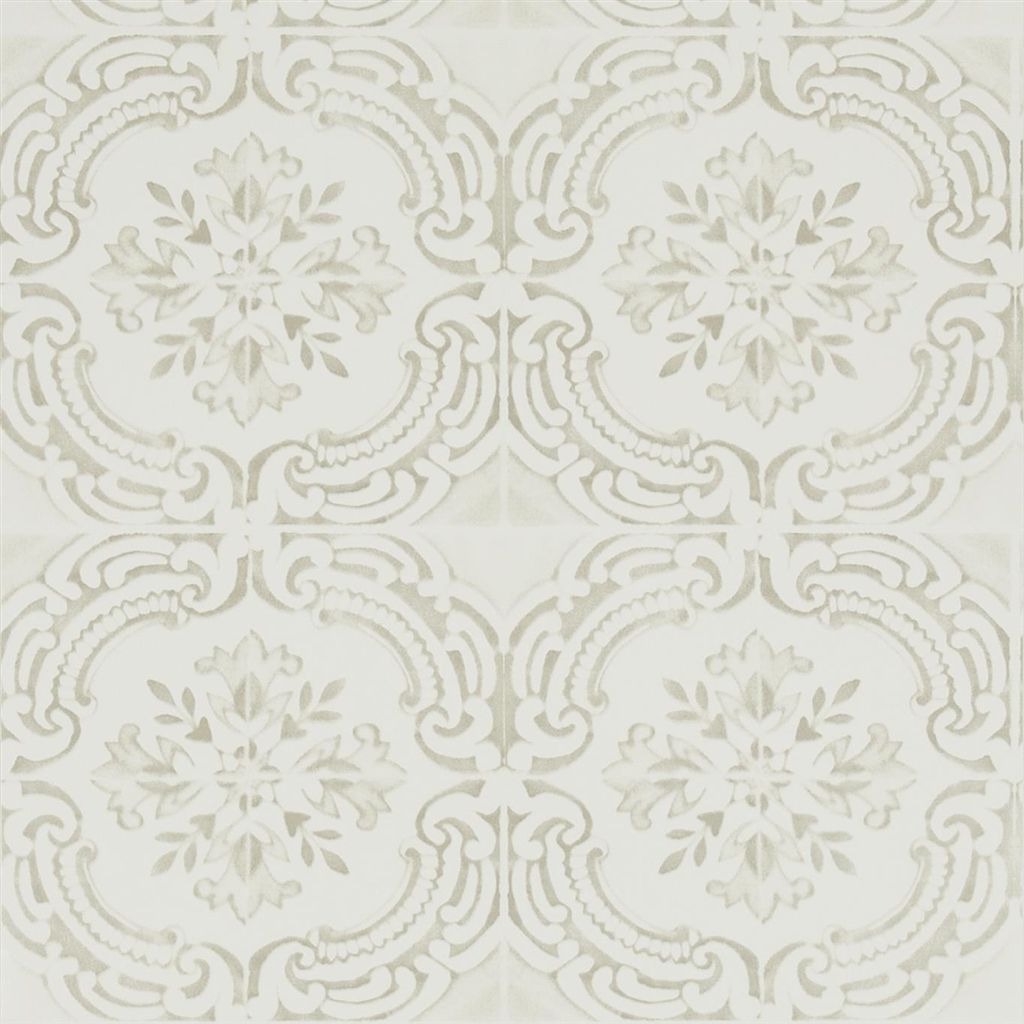 Azulejos Wallpaper - White