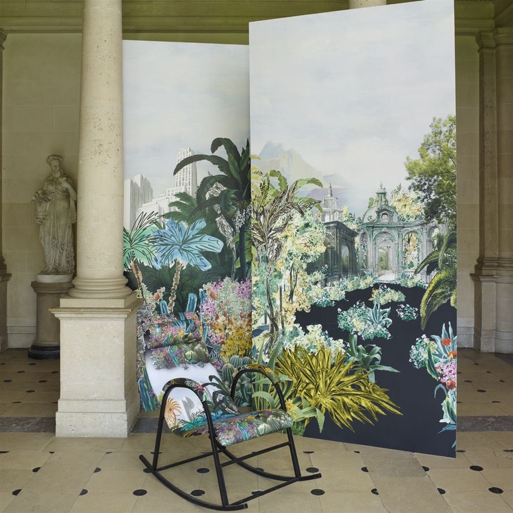 Bagatelle - Reglisse Room Wallpaper - Green
