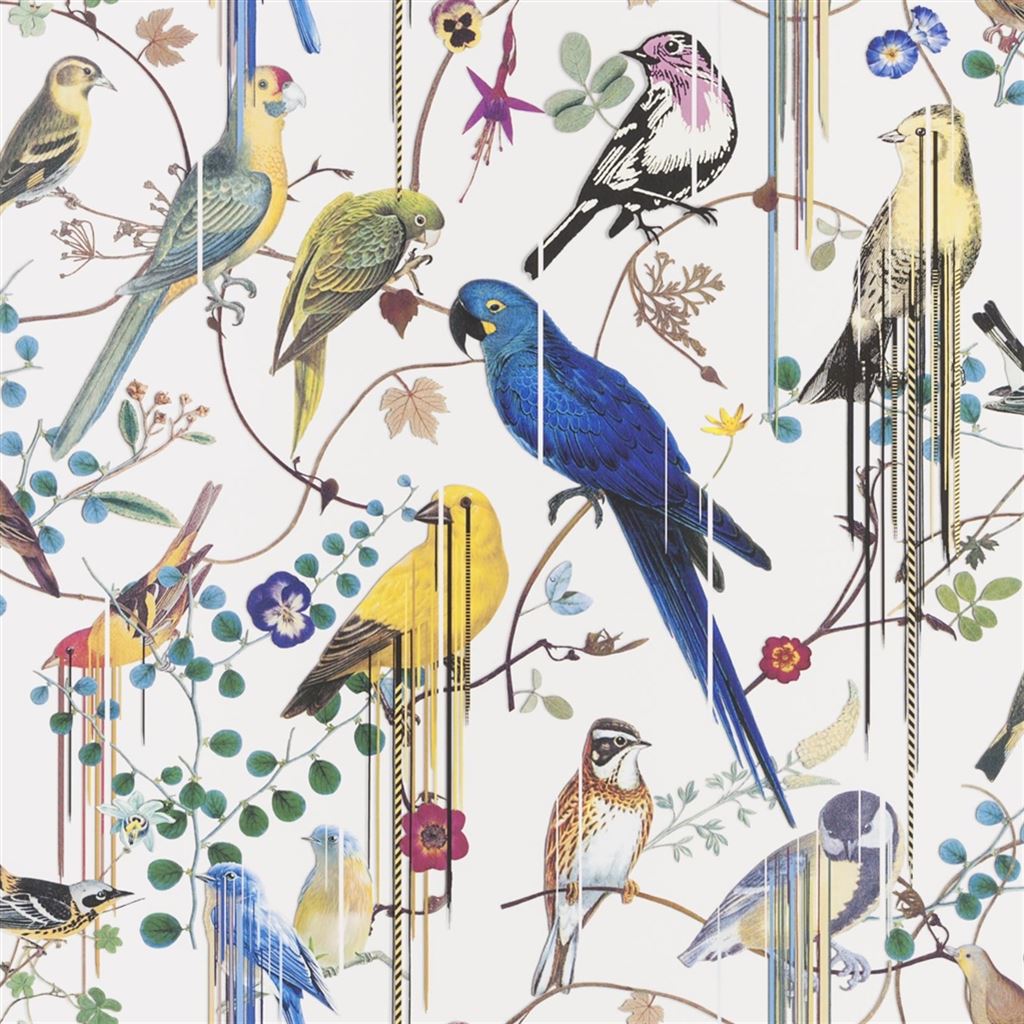 Birds Sinfonia Wallpaper - Multicolor