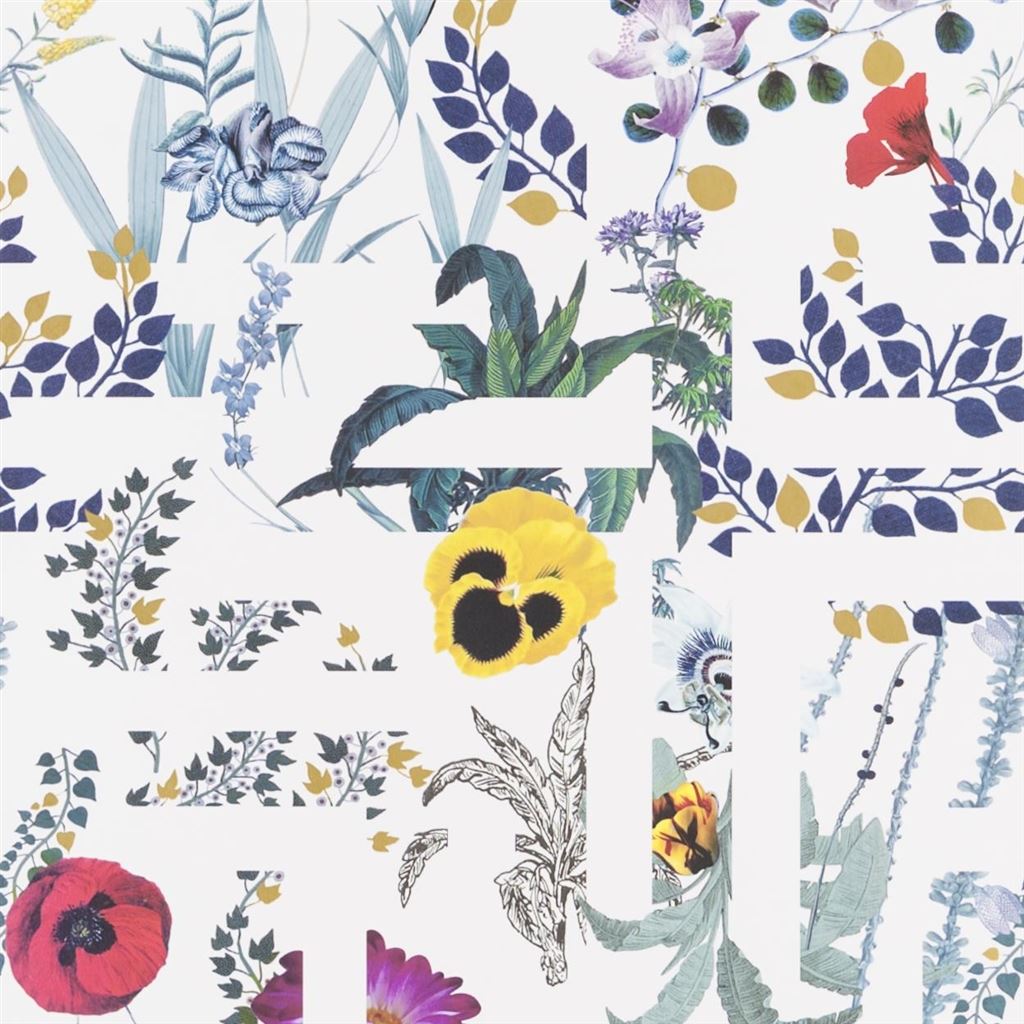 Primavera Labyrinthum Wallpaper - Multicolor