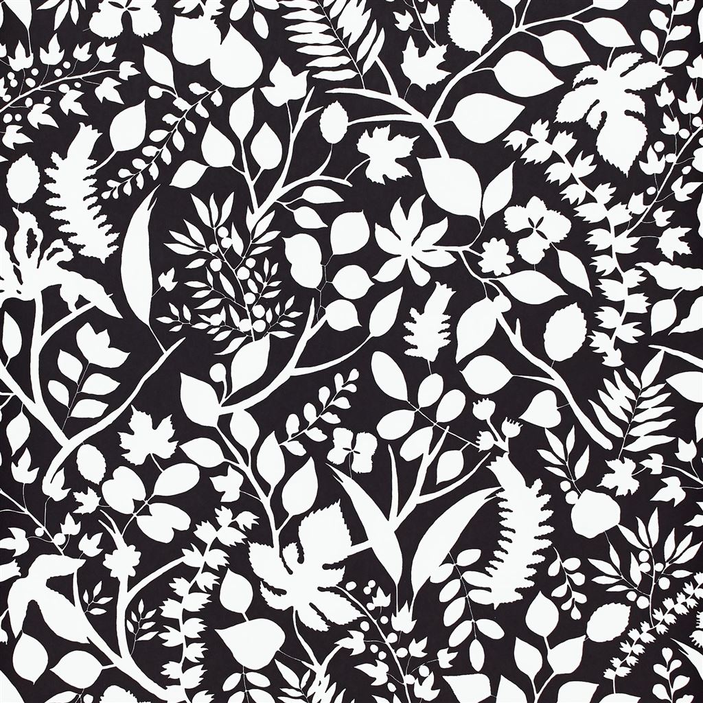 L Eden Wallpaper - Black