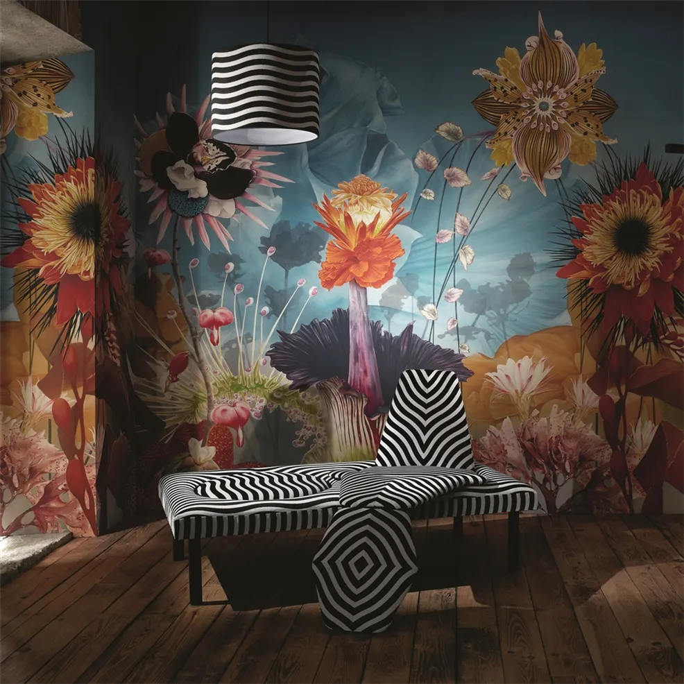 Surrearlesisme Mosaique Wallpaper - Multicolor - Christian Lacroix