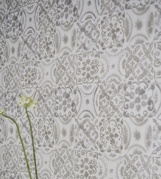 Pesaro Room Wallpaper - Gray