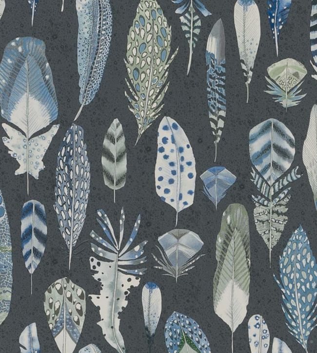 Quill Wallpaper - Blue