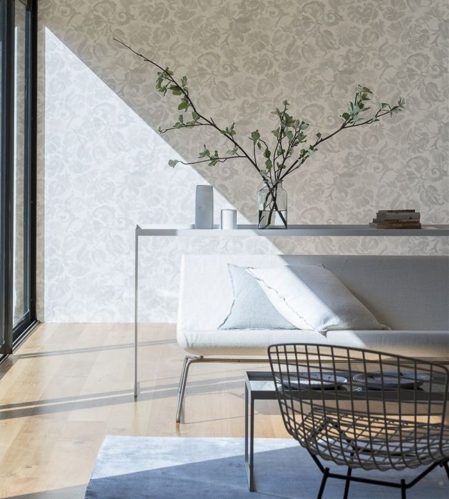 Katagami Room Wallpaper - White