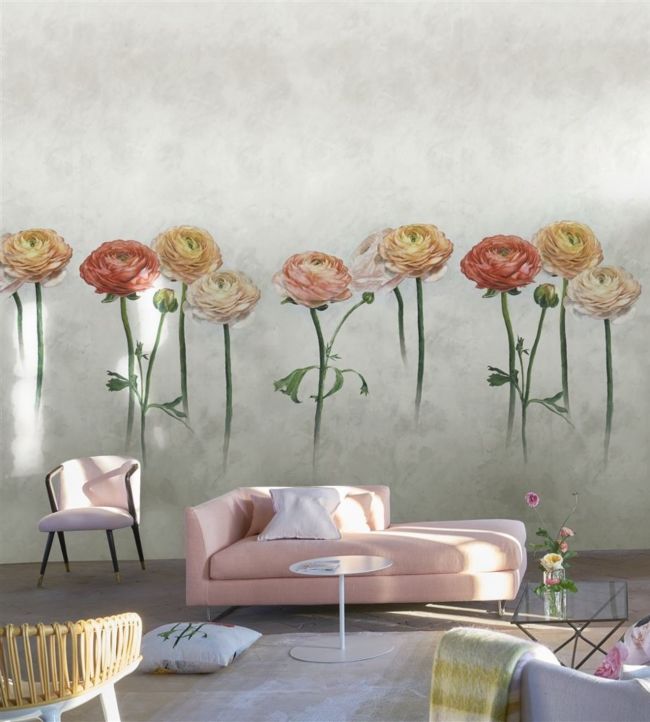 Tourangelle Scene 1 Room Wallpaper - Multicolor