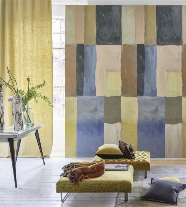 Otto Mosaic Room Wallpaper - Multicolor