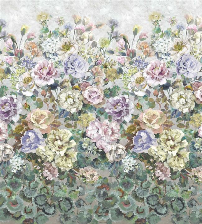 Grandiflora Rose Wallpaper - Green