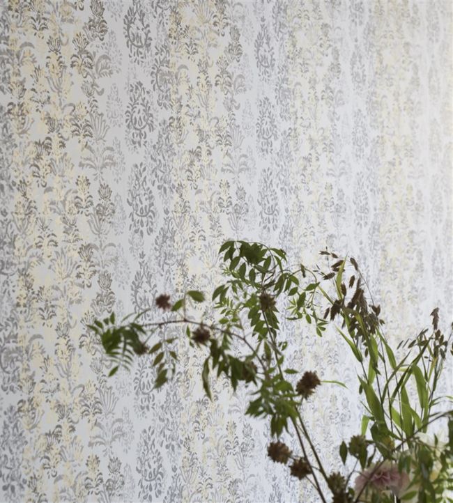 Kasavu Room Wallpaper - Gray