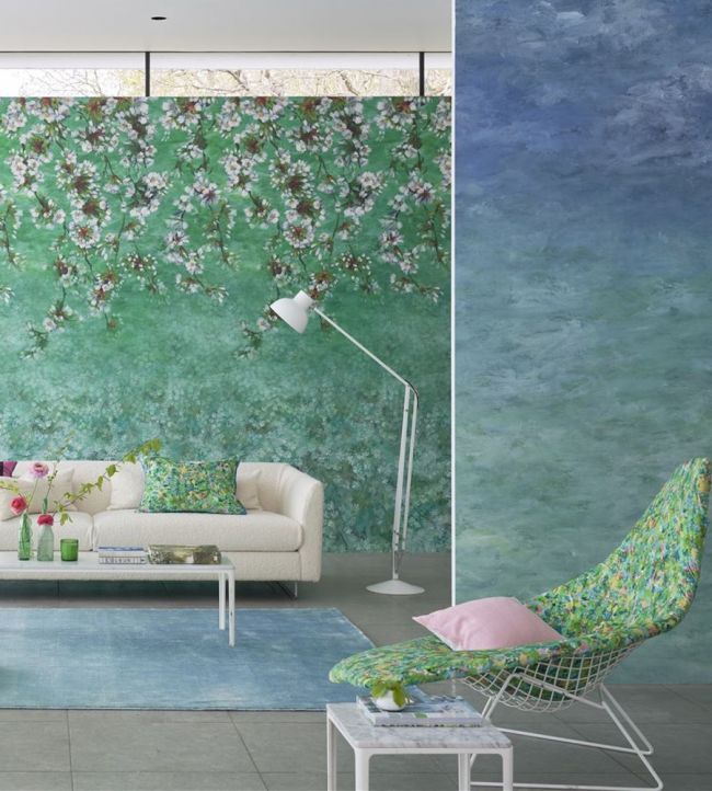 Chettinad Room Wallpaper - Blue