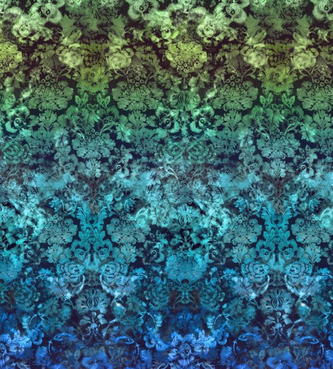 Tarbana Damask Wallpaper - Blue