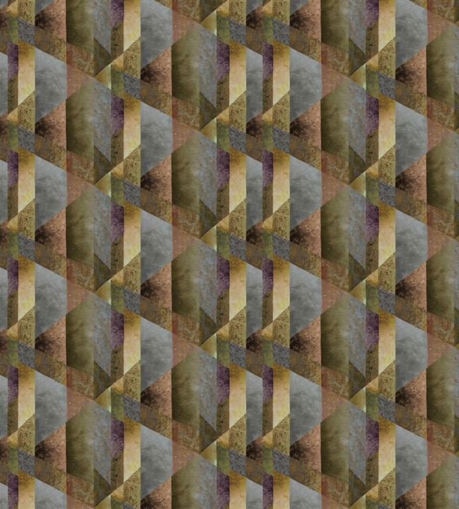 Minakari Geo Wallpaper - Green
