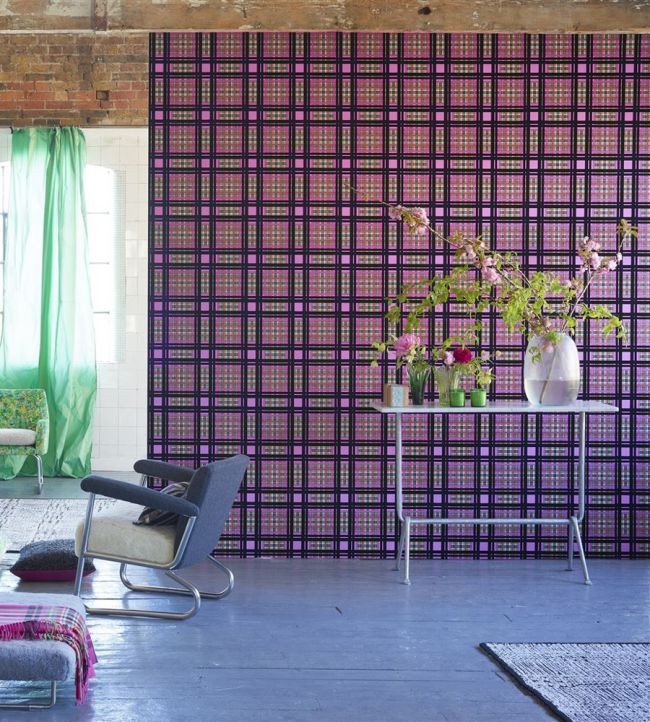 Chennai Room Wallpaper - Purple