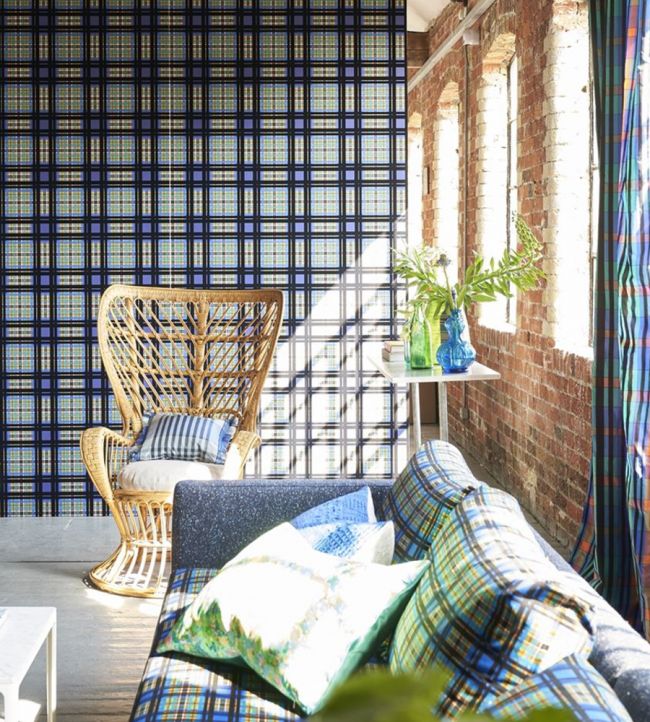 Chennai Room Wallpaper - Blue