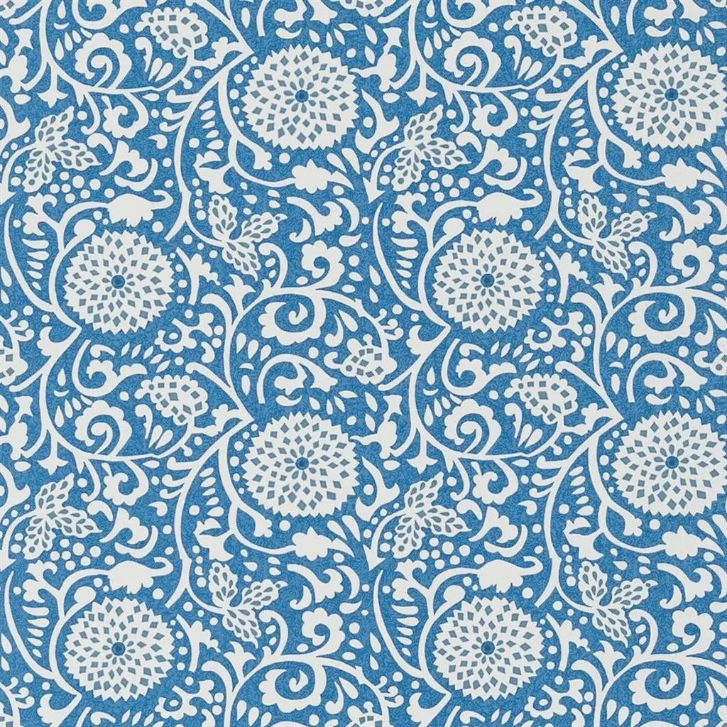 Shaqui Cobalt Wallpaper