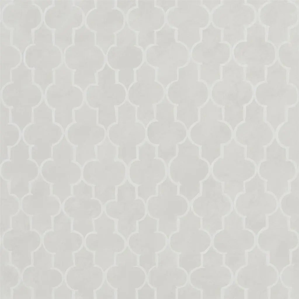 Pergola Trellis Oyster Wallpaper