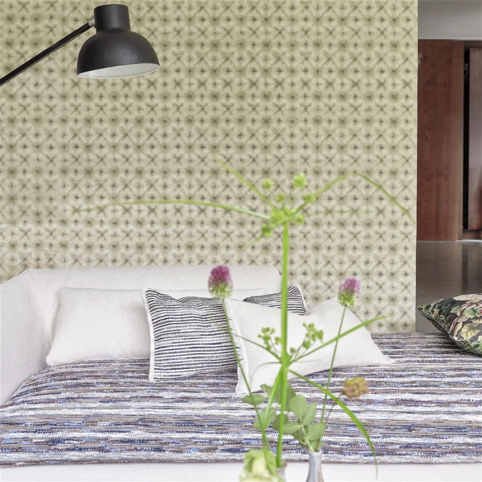 Shibori Stone Room Wallpaper