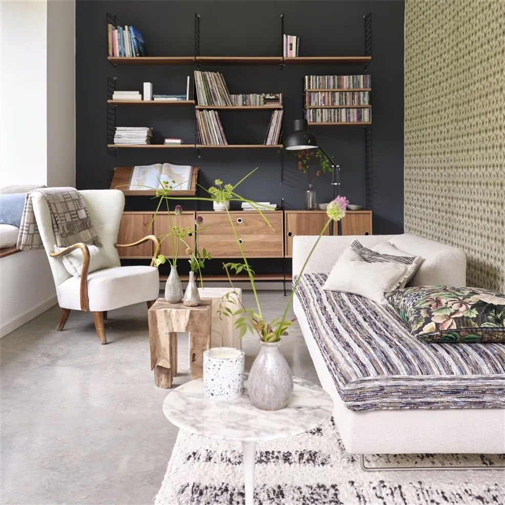 Shibori Stone Room Wallpaper
