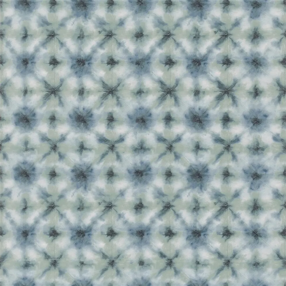 Shibori Duck Egg Wallpaper