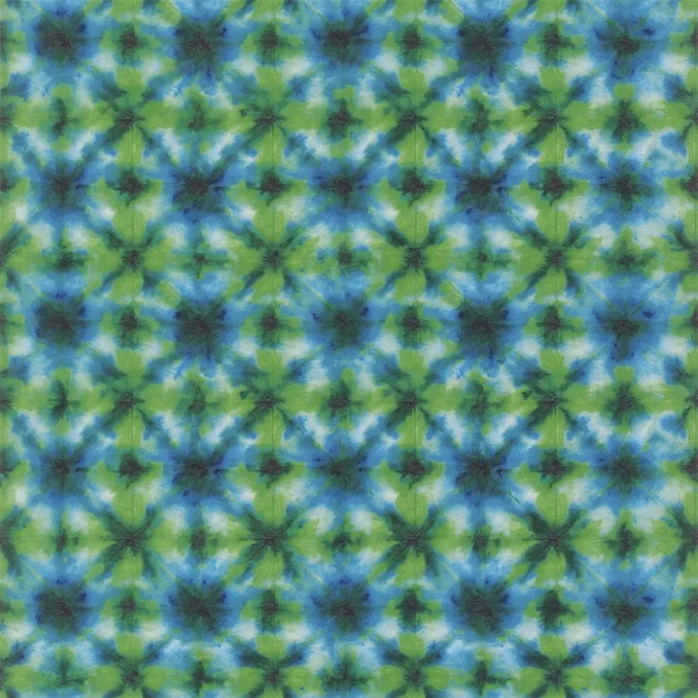 Shibori Emerald Wallpaper