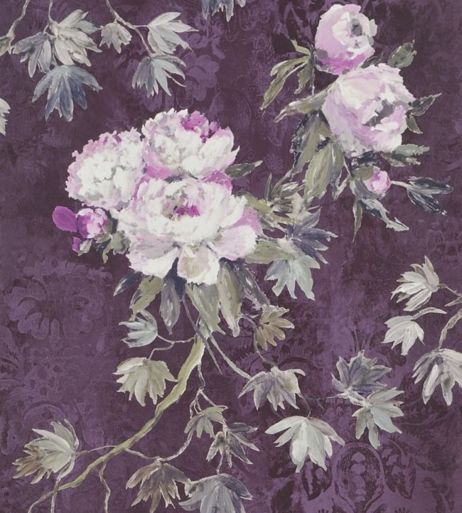 Floreale Wallpaper - Purple