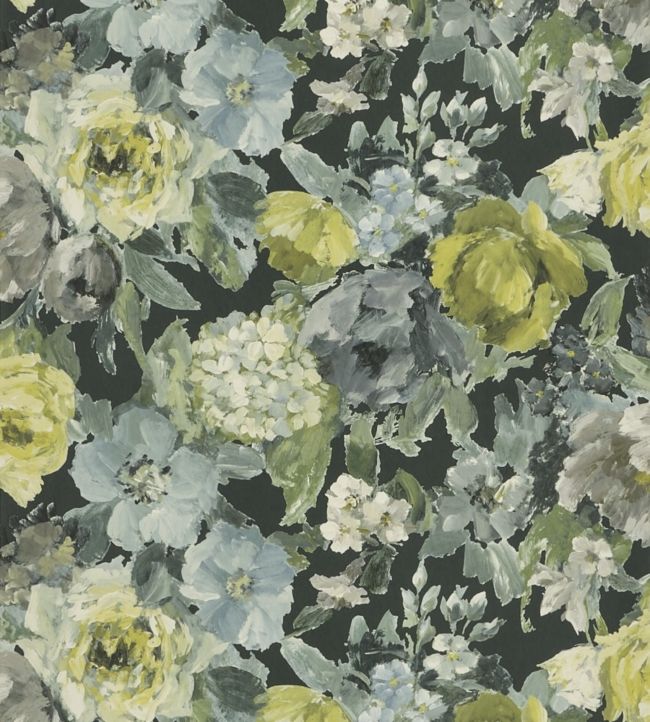 Roseto Wallpaper - Green