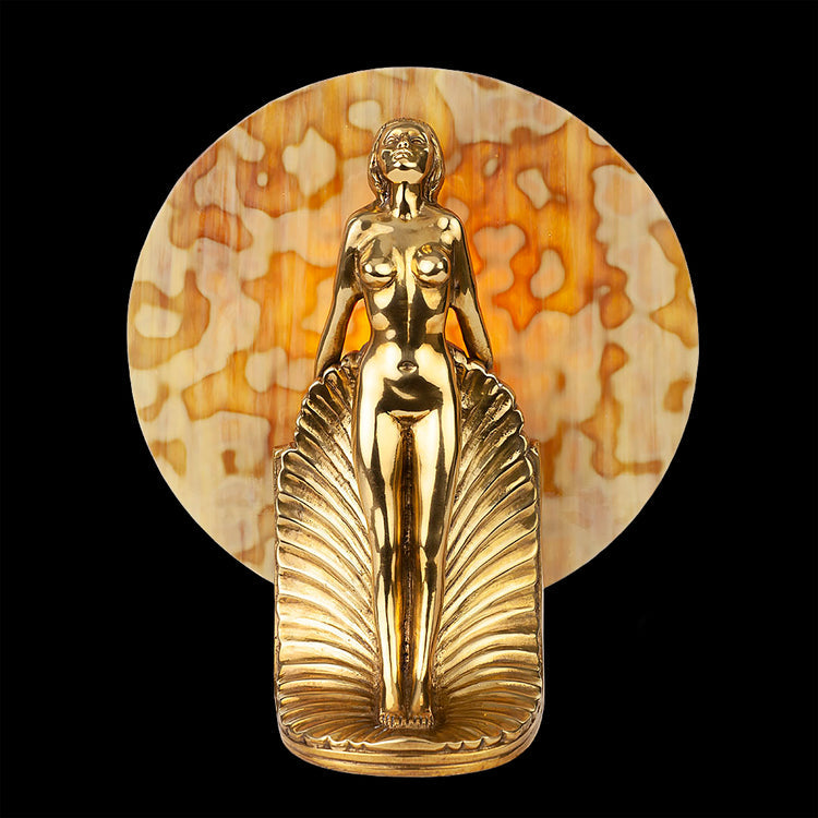 Pearl Brass Statuette