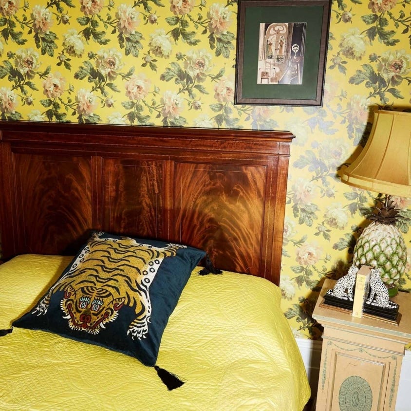 PEONEDEN Wallpaper - Ochre - House of Hackney