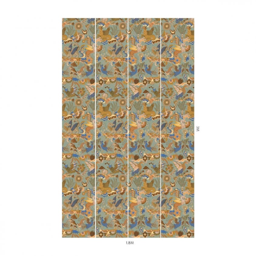 PHANTASIA Wallpaper - Jadeite - House of Hackney