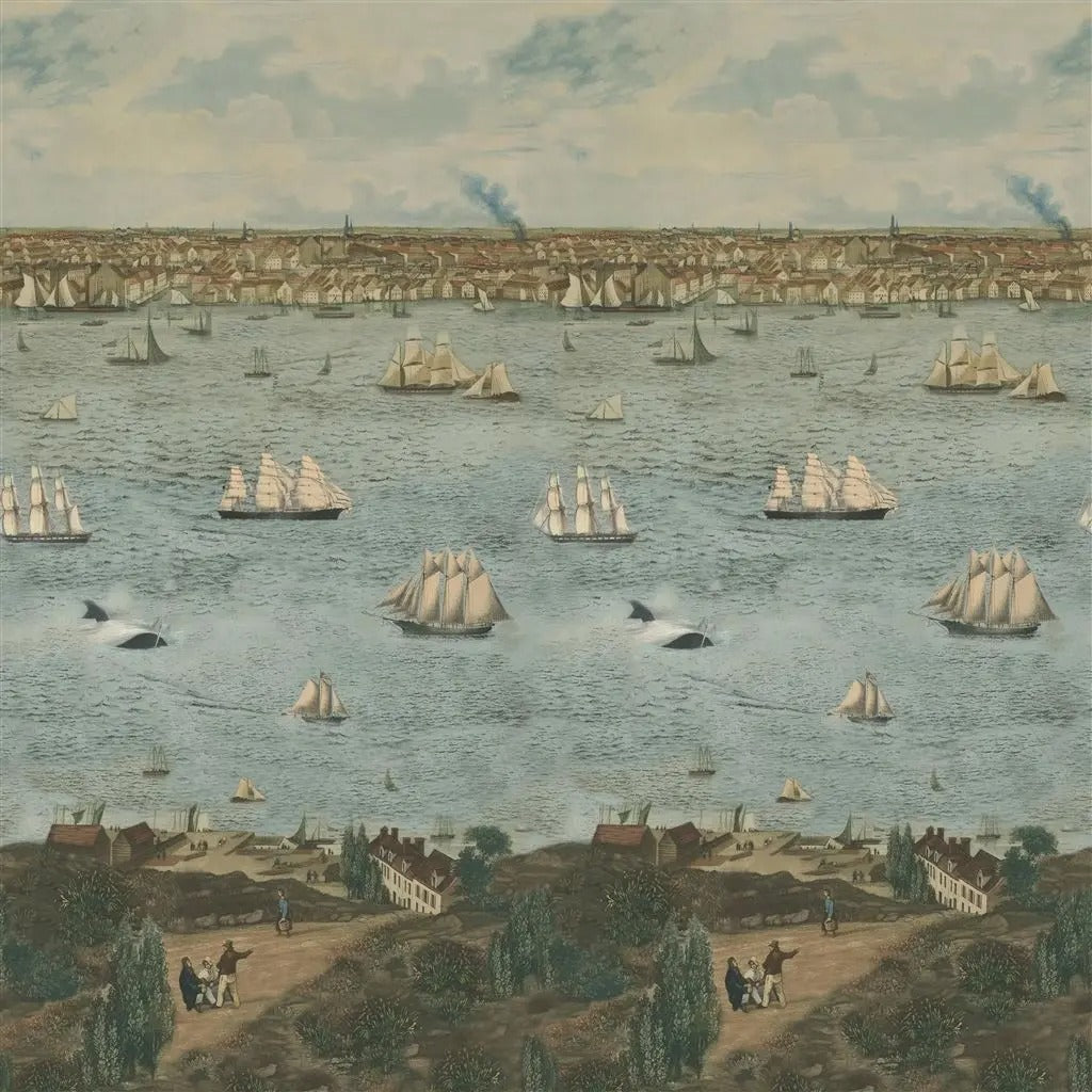 Seaport Ocean Wallpaper