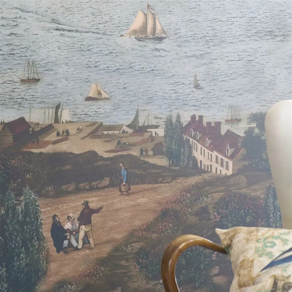 Seaport Ocean Room Wallpaper