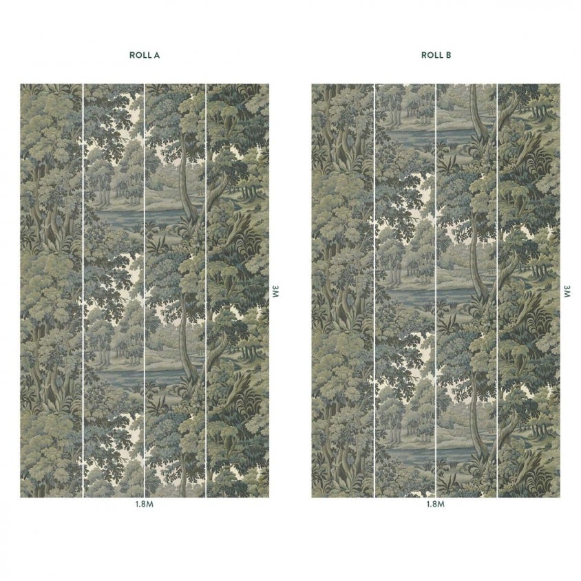 PLANTASIA Wallpaper - Sage - House of Hackney