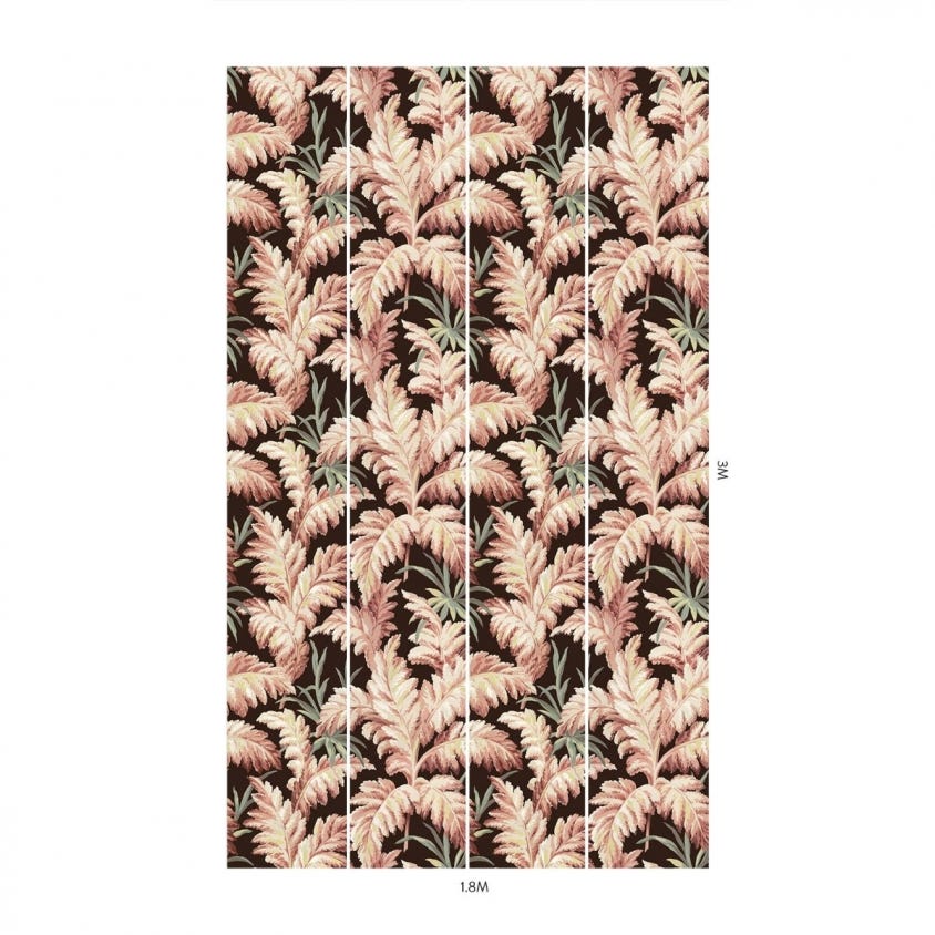 PLUMA Wallpaper - Carob - House of Hackney