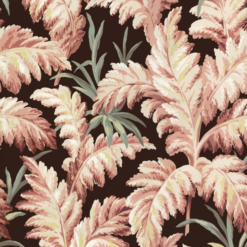 PLUMA Wallpaper - Carob - House of Hackney