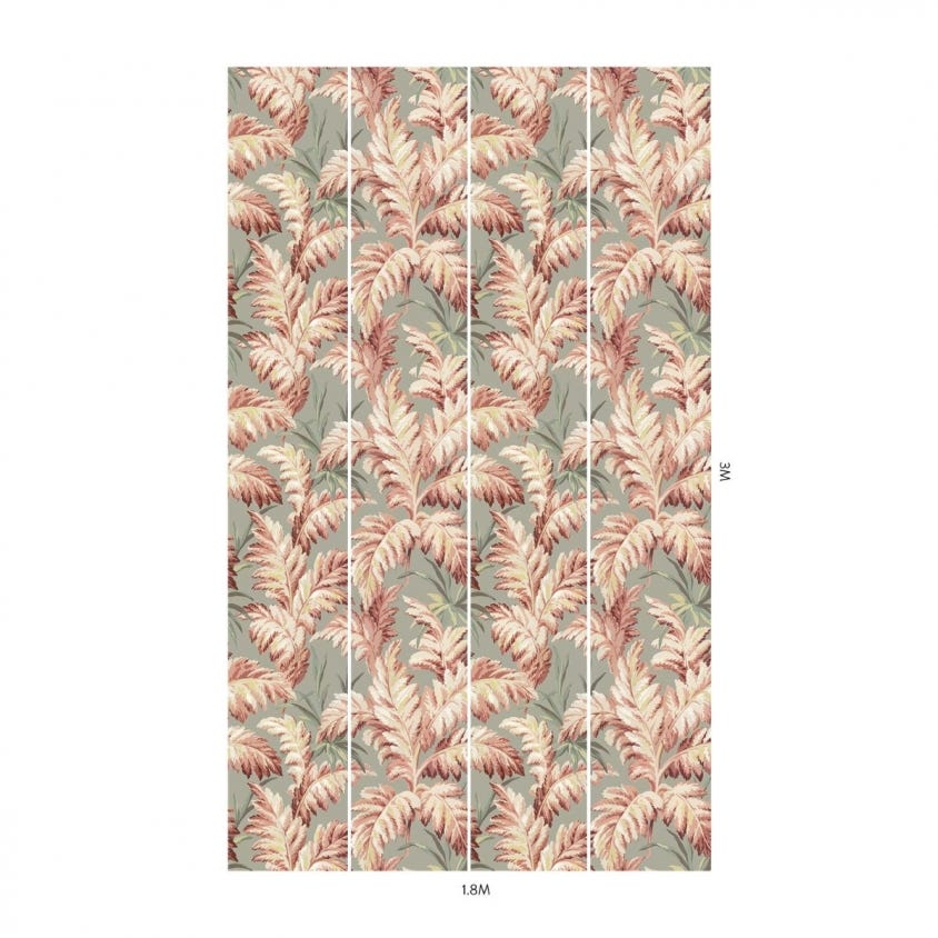 PLUMA Wallpaper - Eau De Nil - House of Hackney