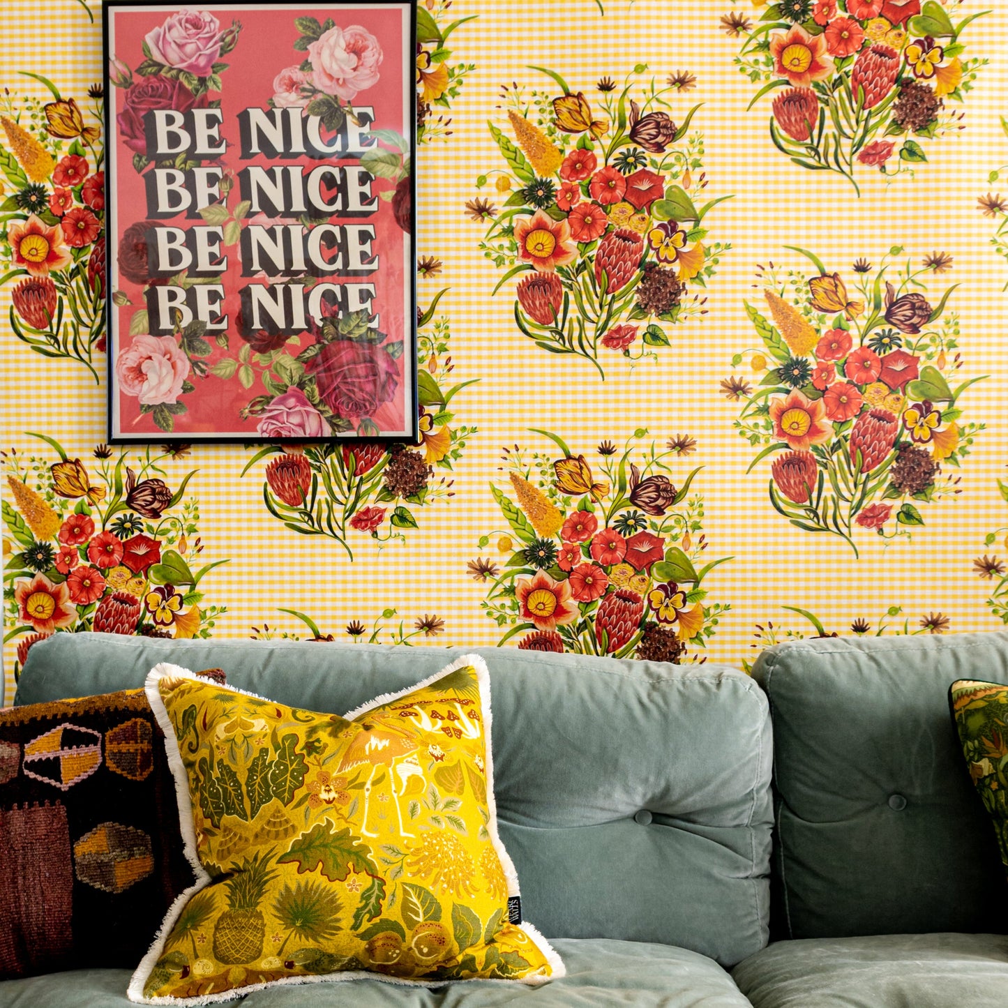 Posy Wallpaper - Multicolor - Wear The Walls