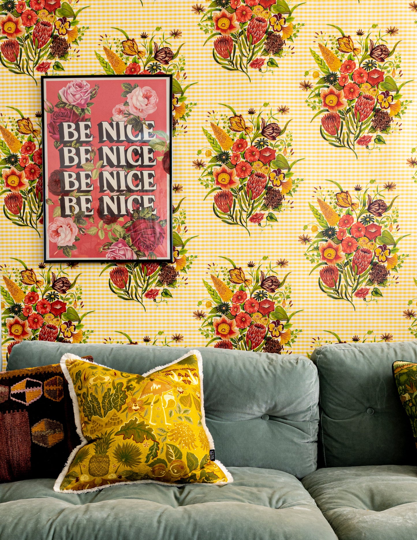 Posy Wallpaper - Multicolor - Wear The Walls