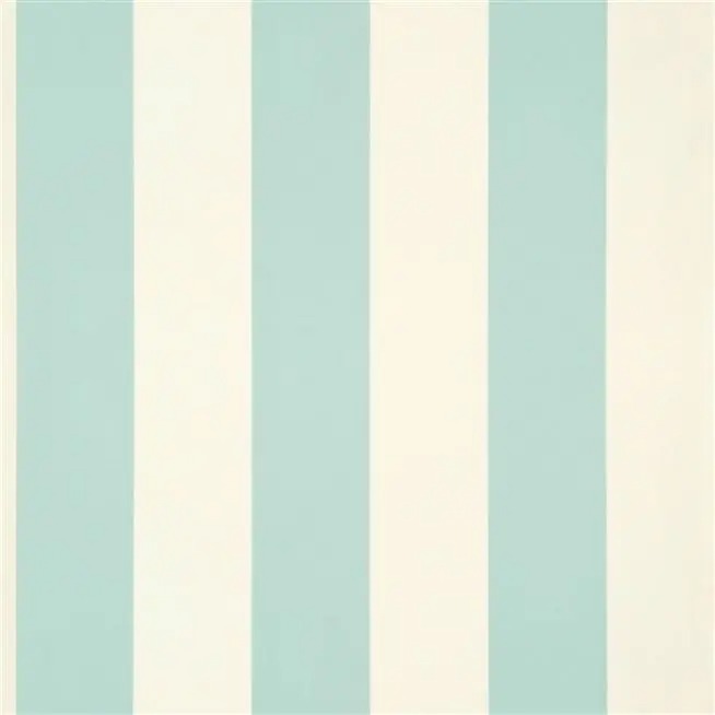 Spalding Stripe Duck Egg Blue Wallpaper