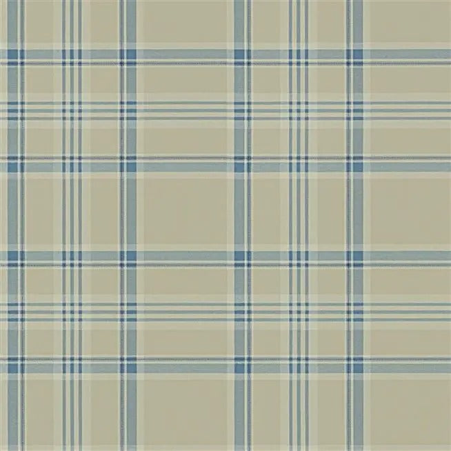 Deerpath Trail Plaid Slate Wallpaper