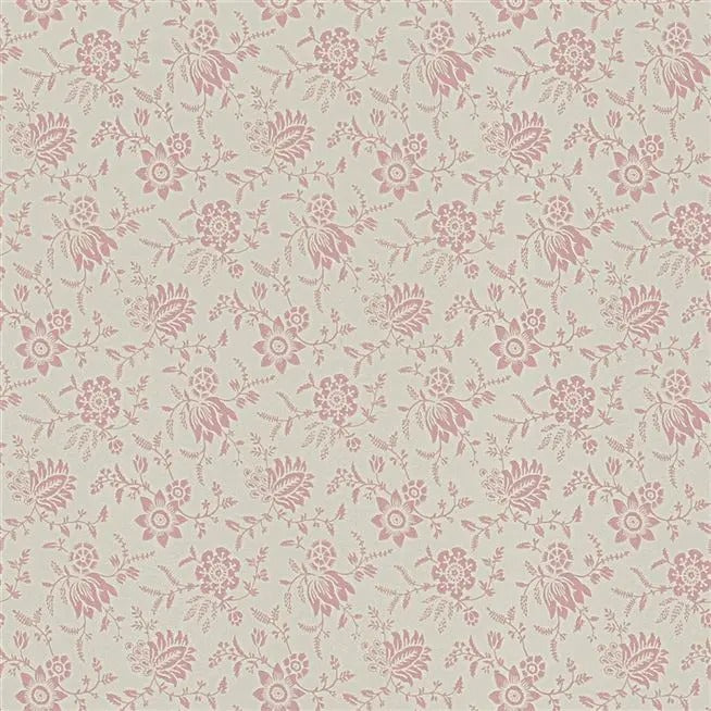 Scrimshaw Floral Shell Wallpaper