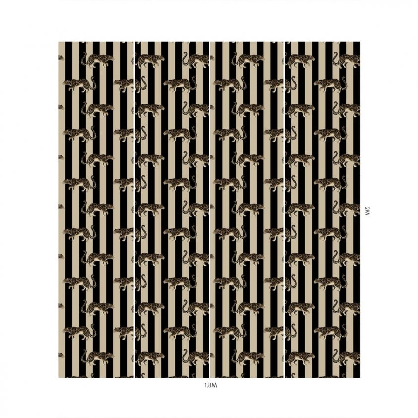 PROWL Wallpaper - Clay & Black - House of Hackney