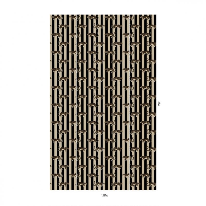 PROWL Wallpaper - Clay & Black - House of Hackney