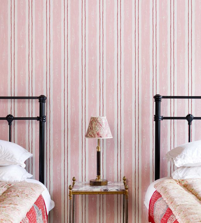 Painter's Stripe Wallpaper - Pink - BG2500101 - Barneby Gates