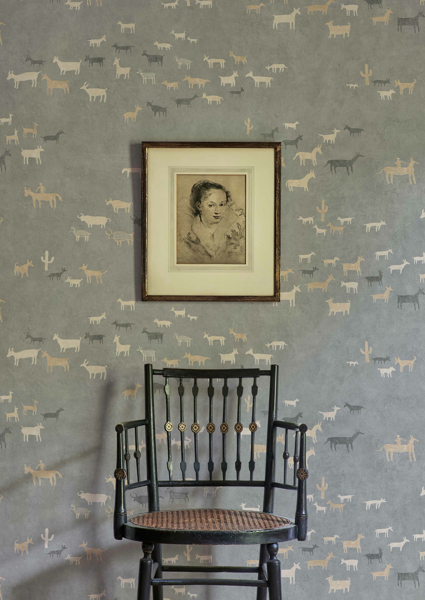 Paper Trail Wallpaper - Flintstone