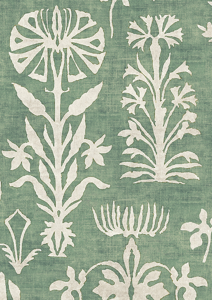 Papyrus Wallpaper - Malachite