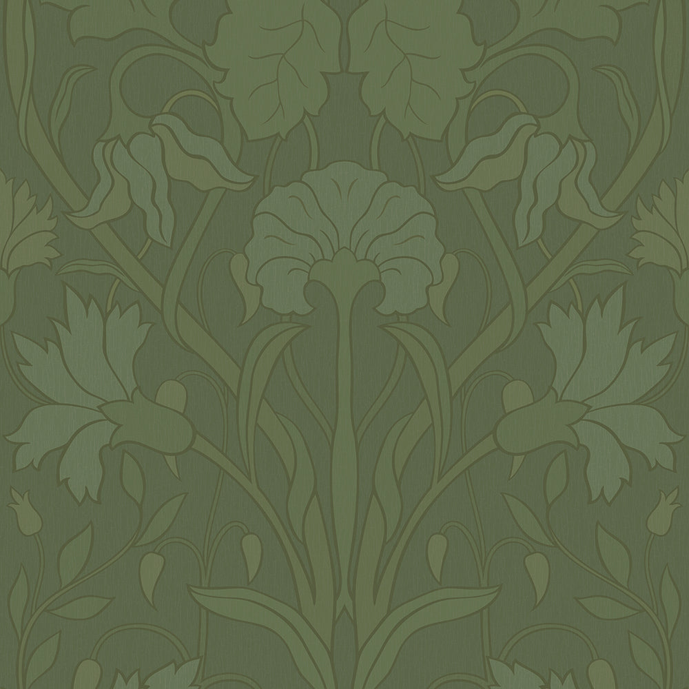 Parisienne Wallpaper - Shades of Olive - Lucie Annabel